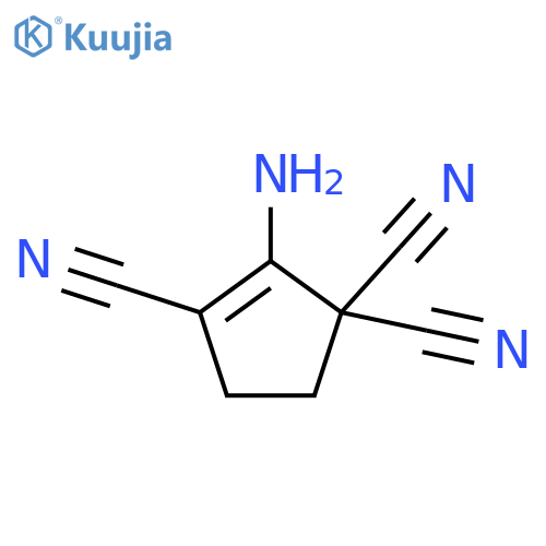 2-Cyclopentene-1,1,3-tricarbonitrile,2-amino- structure