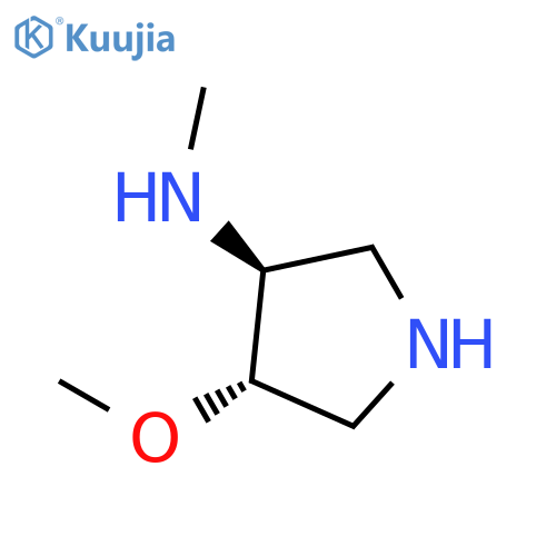 (3S,4S)-4-methoxy-N-methylpyrrolidin-3-amine structure