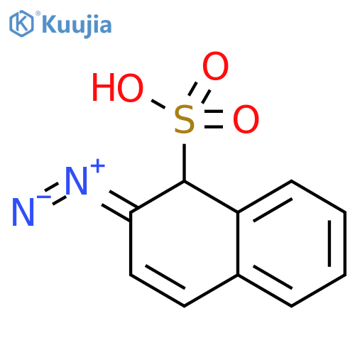 1-Naphthalenesulfonic acid, 2-diazo-1,2-dihydro- structure