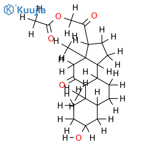 21-Ac-(3alpha,5beta)-3,21-Dihydroxypregnane-11,20-dione structure