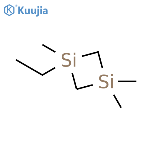 1,3-Disilacyclobutane, 1-ethyl-1,3,3-trimethyl- structure