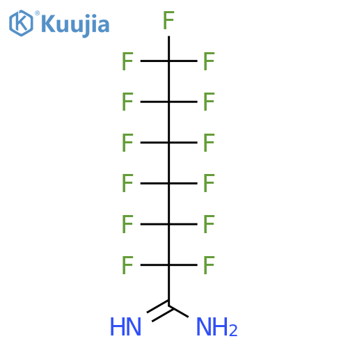 Perfluoroheptanamidine structure