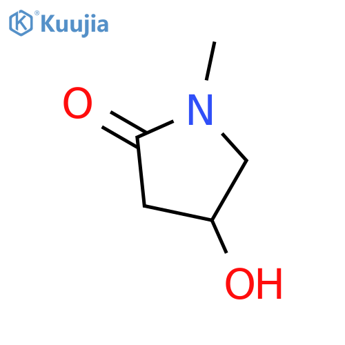 (4R)-4-hydroxy-1-methyl-pyrrolidin-2-one structure