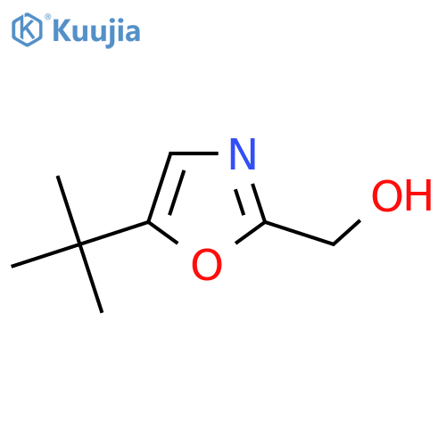 (5-Tert-butyl-1,3-oxazol-2-yl)methanol structure