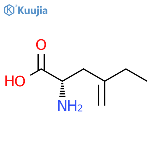 (2S)-2-amino-4-methylidenehexanoic acid structure