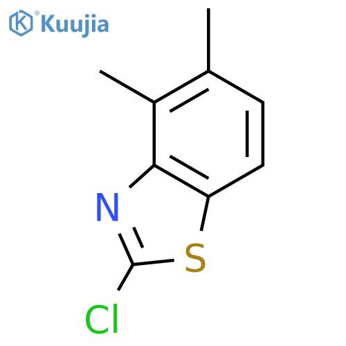 2-chloro-4,5-dimethyl-1,3-benzothiazole structure
