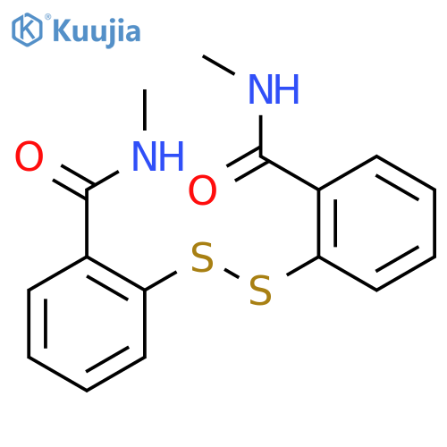 2,2'-DithiobisN-methyl-benzamide structure