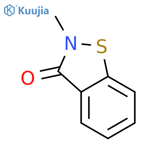 2-Methyl-1,2-benzisothiazolin-3-one structure