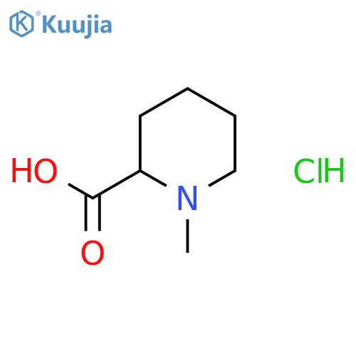 1-Methylpiperidine-2-carboxylic Acid Hydrochloride structure
