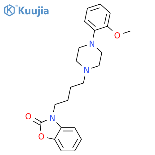 2(3H)-Benzoxazolone, 3-[4-[4-(2-methoxyphenyl)-1-piperazinyl]butyl]- structure