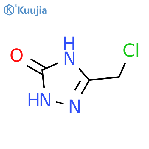 5-Chloromethyl-2H-1,2,4-triazolin-3-one structure
