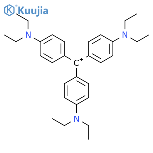 bis[4-(diethylamino)phenyl][4-(diethylammonio)phenyl]methylium structure