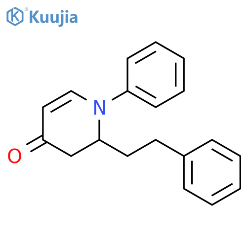 4(1H)-Pyridinone, 2,3-dihydro-1-phenyl-2-(2-phenylethyl)- structure