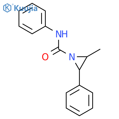 2-Methyl-n,3-diphenylaziridine-1-carboxamide structure