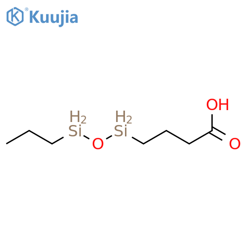 Butanoic acid,4-(3-propyl-1-disiloxanyl)- structure