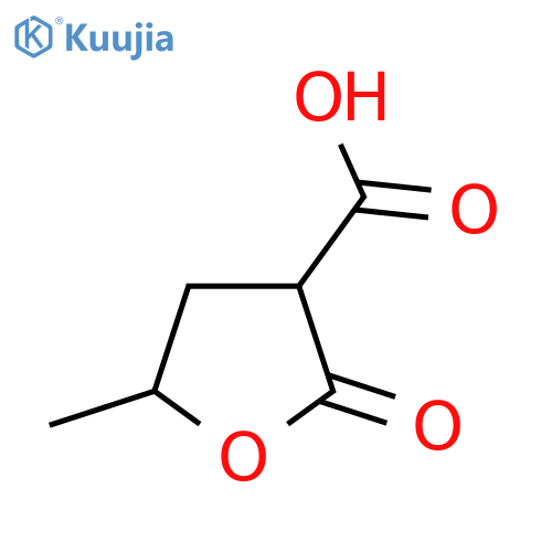 5-Methyl-2-oxooxolane-3-carboxylic acid structure