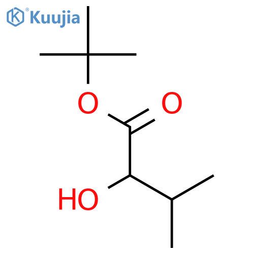 Butanoic acid,2-hydroxy-3-methyl-, 1,1-dimethylethyl ester structure