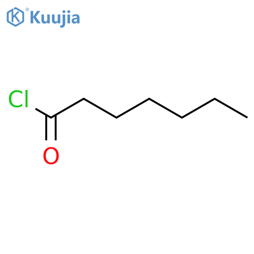 Heptanoyl chloride structure