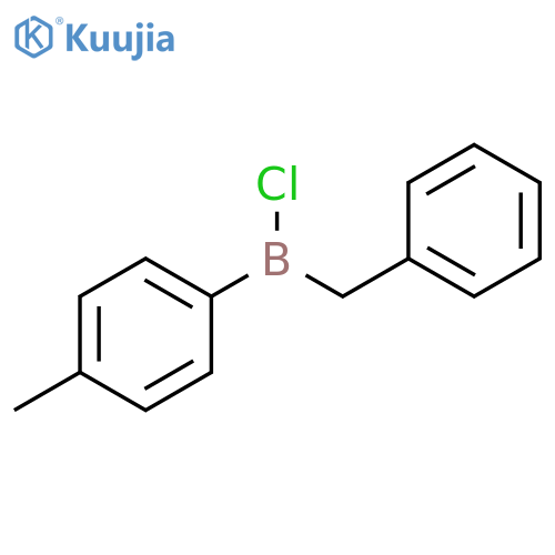 Borane, chloro(4-methylphenyl)(phenylmethyl)- structure