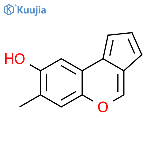 Cyclopenta[c][1]benzopyran-8-ol, 7-methyl- structure