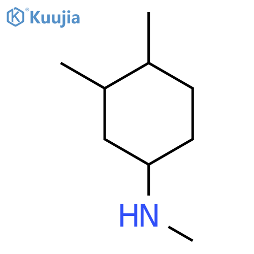 N,3,4-trimethylcyclohexan-1-amine structure