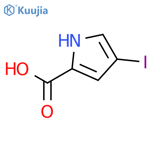 4-Iodo-1H-pyrrole-2-carboxylic acid structure
