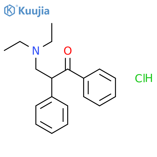 1-Propanone,3-(diethylamino)-1,2-diphenyl-, hydrochloride (9CI) structure