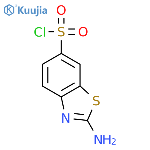 2-Aminobenzo[d]thiazole-6-sulfonyl chloride structure