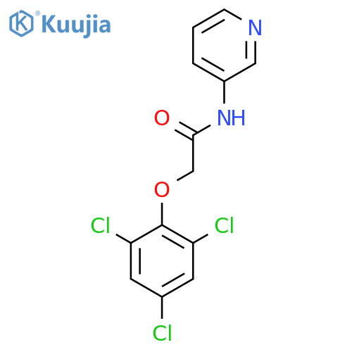 Acetamide,N-3-pyridinyl-2-(2,4,6-trichlorophenoxy)- structure