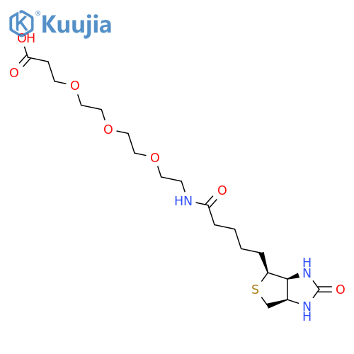 Biotin-PEG3-acid structure