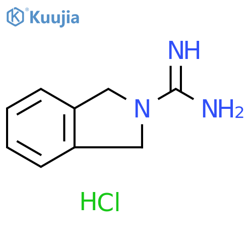 2,3-dihydro-1H-isoindole-2-carboximidamide hydrochloride structure