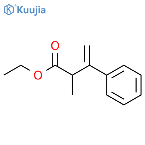 Benzenepropanoic acid, a-methyl-b-methylene-, ethyl ester structure