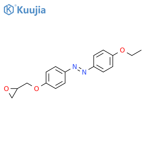 Diazene, (4-ethoxyphenyl)[4-(oxiranylmethoxy)phenyl]-, (1E)- structure