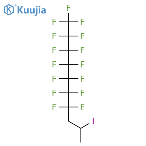 2-IODO-1H,1H,1H,2H,3H,3H-PERFLUORODECANE structure