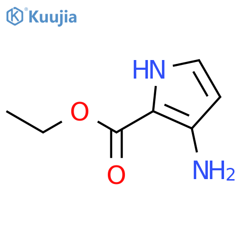 Ethyl 3-amino-1H-pyrrole-2-carboxylate structure