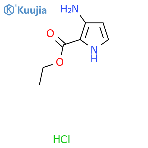 Ethyl 3-amino-1H-pyrrole-2-carboxylate hydrochloride structure
