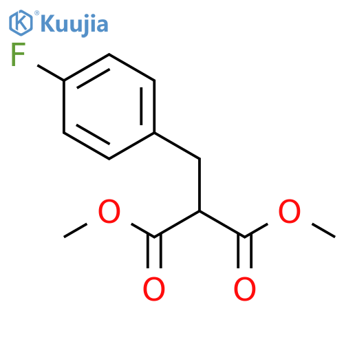 Dimethyl 2-(4-fluorobenzyl)malonate structure