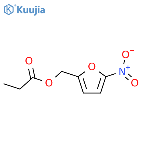 2-Furanmethanol,5-nitro-, 2-propanoate structure