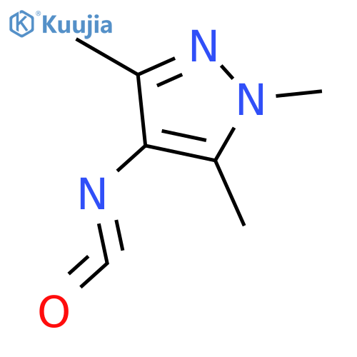 4-Isocyanato-1,3,5-trimethyl-1H-pyrazole structure