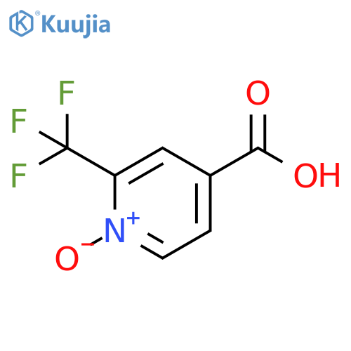 1-Oxy-2-trifluoromethyl-isonicotinic acid structure