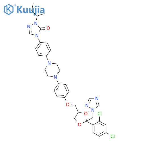 trans-Itraconazole structure