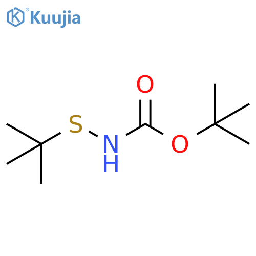 carbamic acid, (tert-butylthio)-, tert-butyl ester (8ci) structure