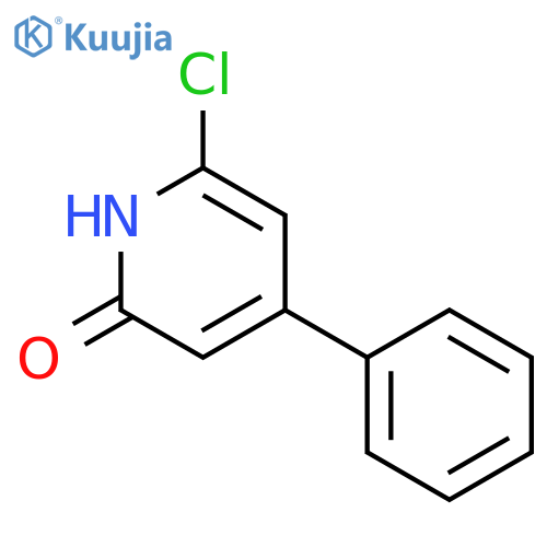 2(1H)-Pyridinone, 6-chloro-4-phenyl- structure