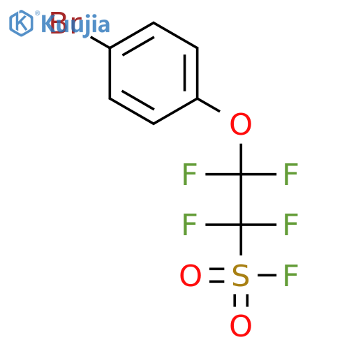 Ethanesulfonyl fluoride, 2-(4-bromophenoxy)-1,1,2,2-tetrafluoro- structure