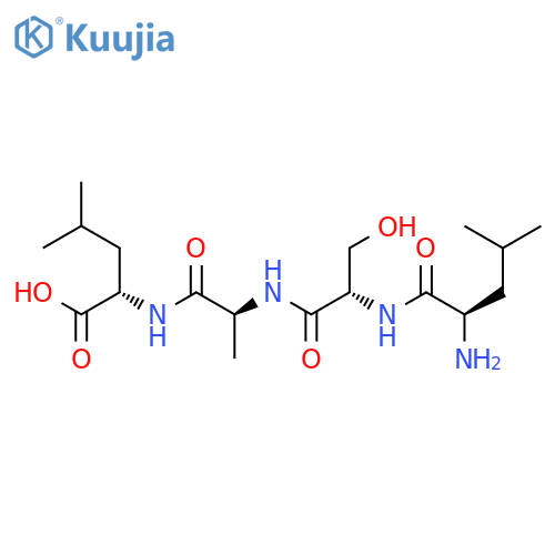 L-Leucine, D-leucyl-L-seryl-L-alanyl- structure