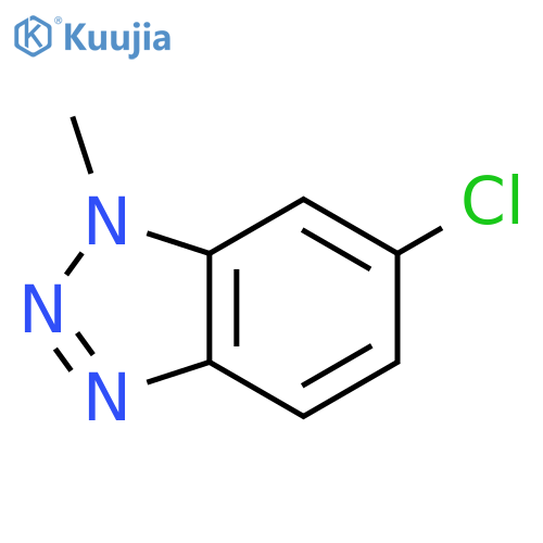 6-Chloro-1-methyl-1H-benzo[d][1,2,3]triazole structure