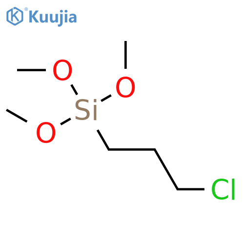 (3-Chloropropyl)trimethoxysilane structure