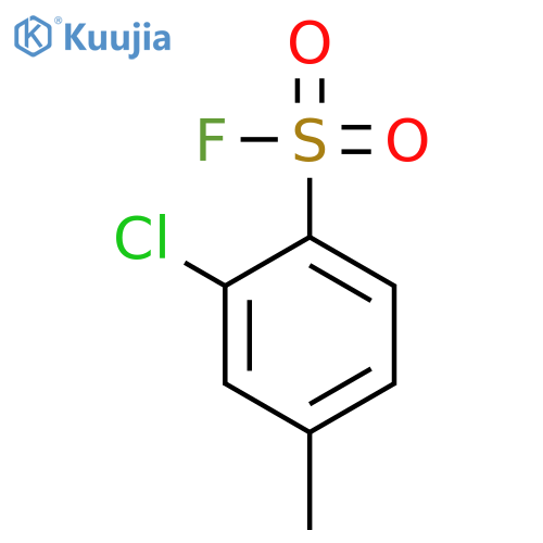 Benzenesulfonylfluoride, 2-chloro-4-methyl- structure