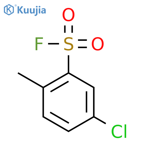 Benzenesulfonylfluoride, 5-chloro-2-methyl- structure