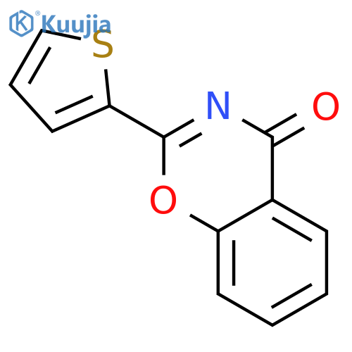 4H-1,3-Benzoxazin-4-one, 2-(2-thienyl)- structure